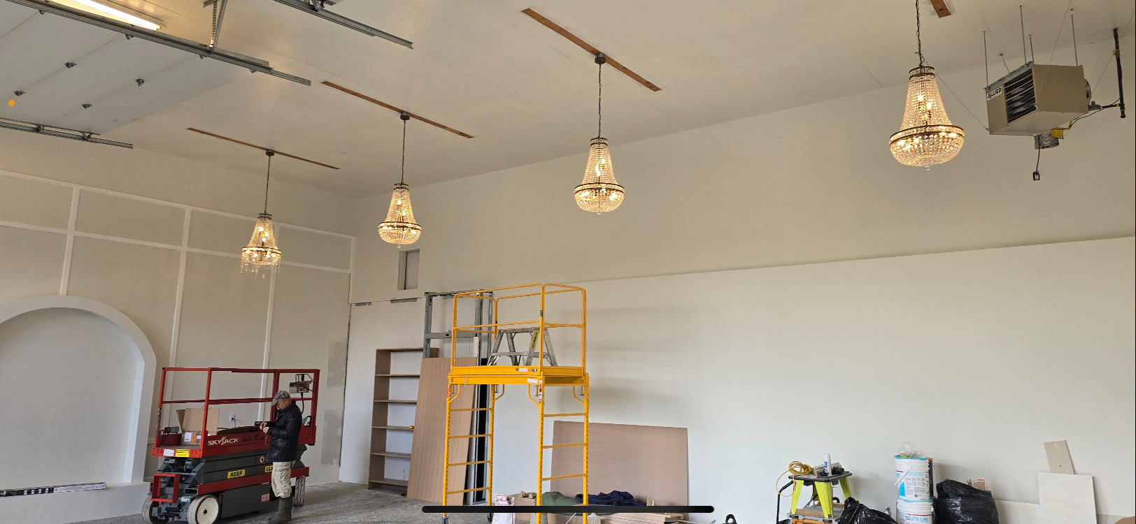 Prime-Power Electric completed lighting and electrical installation work